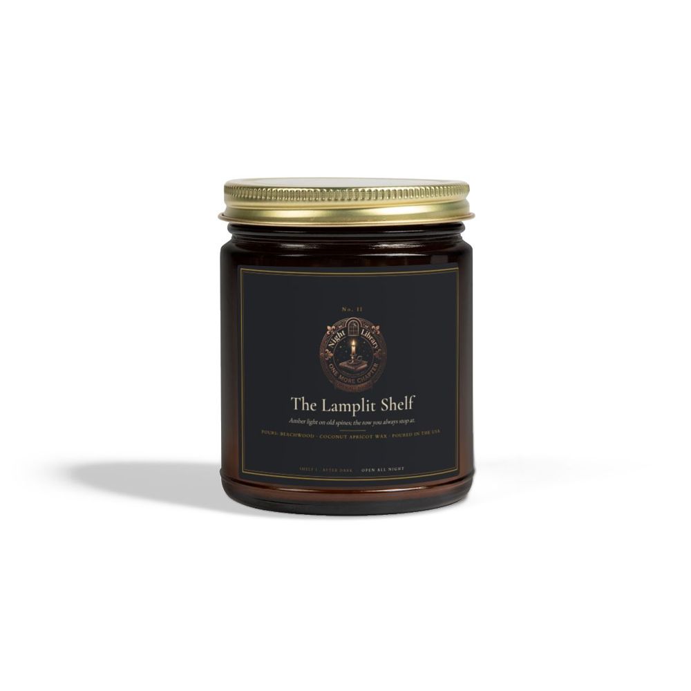 The Lamplit Shelf, the jar seen from the front